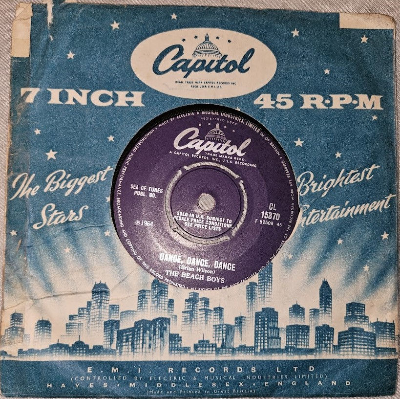 The Beach Boys - Dance, Dance, Dance (7", Single, Mono) (Capitol Records)