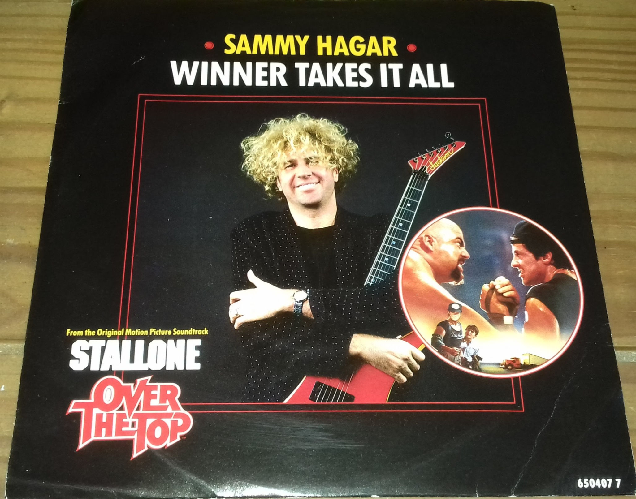 Sammy Hagar - Winner Takes It All (7", Single) (CBS)