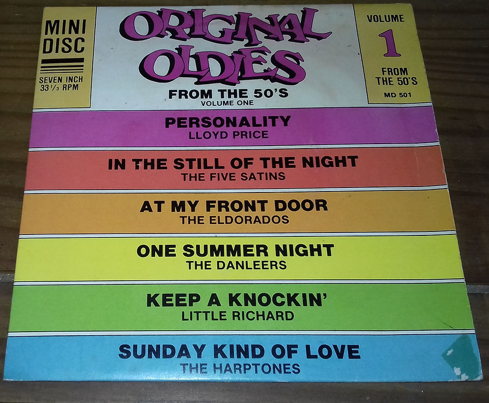 Various - Original Oldies From The 50's Volume 1 (7", Comp) (Original Oldies (2)