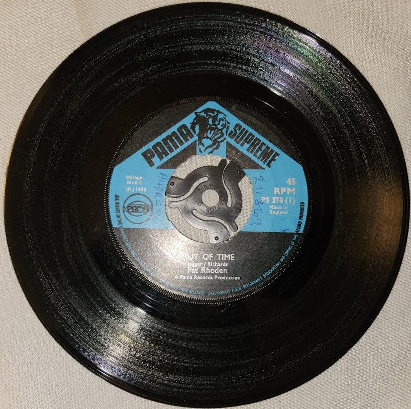 Pat Rhoden - Out Of Time (7") (Pama Supreme)