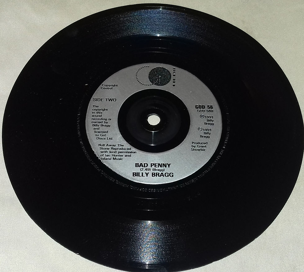 Miniatyrbild: Billy Bragg - Sexuality (7", Single, Sil) (Go! Discs)