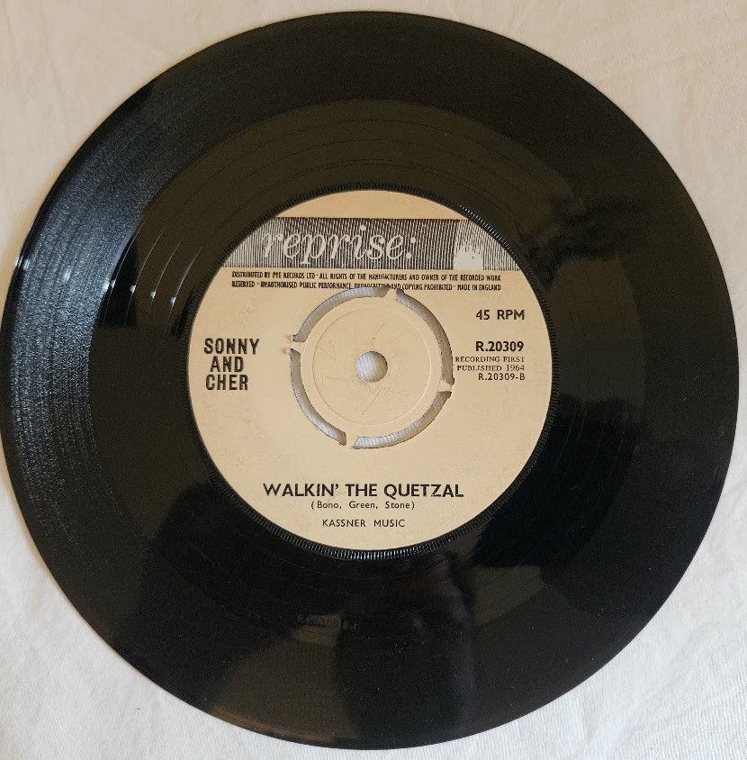Miniature : Sonny And Cher* - Baby Don't Go (7", Single, Pus)
