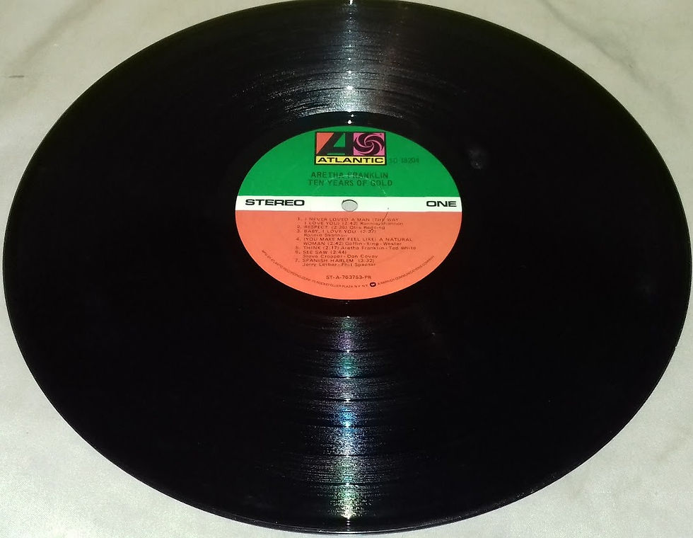 Thumbnail: Aretha Franklin - Ten Years Of Gold (LP, Comp, PR) (Atlantic)