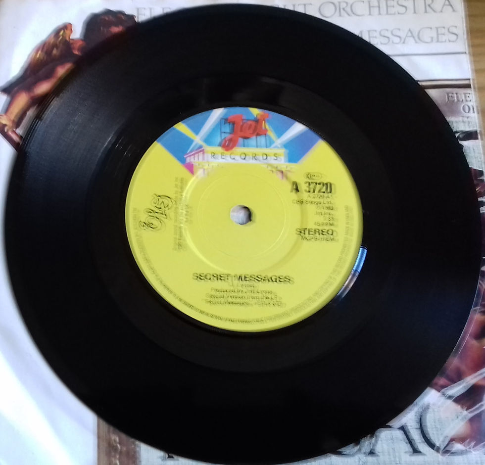 Miniaturbild: Electric Light Orchestra - Secret Messages (7", Single, Sol) (Jet Records)