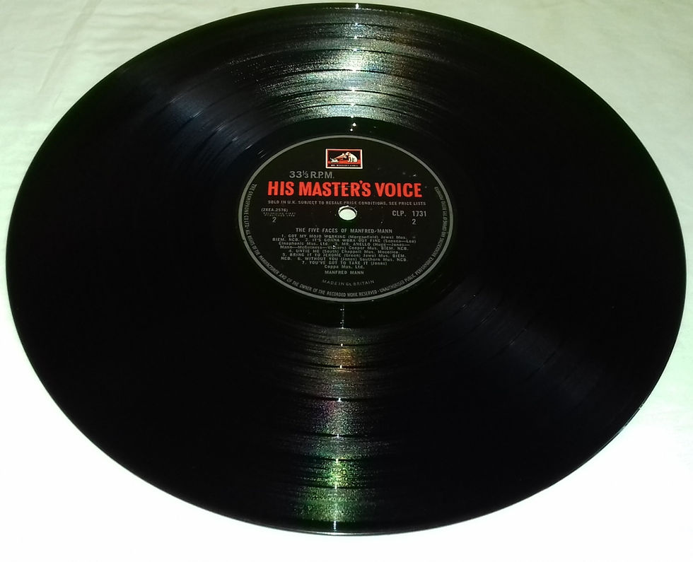 Miniatyrbild: Manfred Mann - The Five Faces Of Manfred Mann (LP, Album, Mono) (His Master's Vo