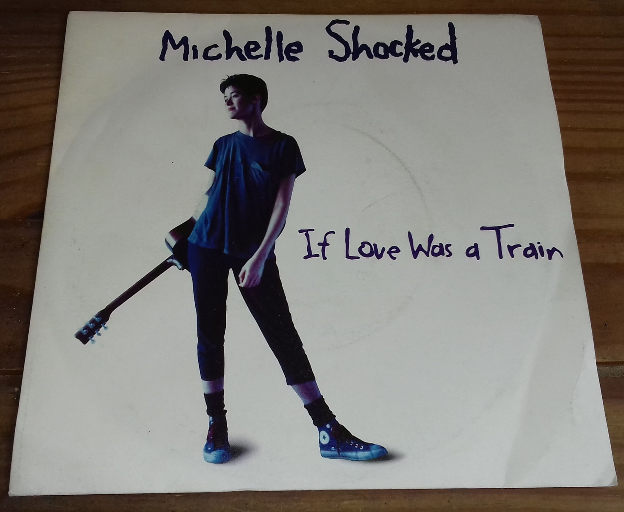 Michelle Shocked - If Love Was A Train (7", Single) (London Records, London Reco