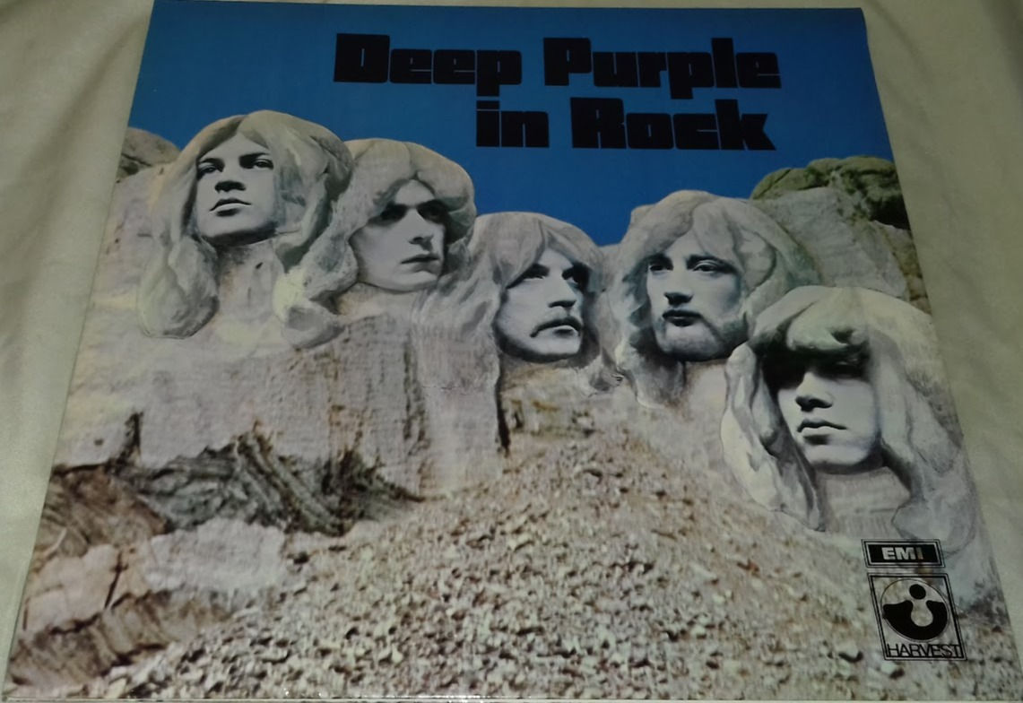 Deep Purple - Deep Purple In Rock (LP, Album, RE, Gat) (Harvest, Harvest)