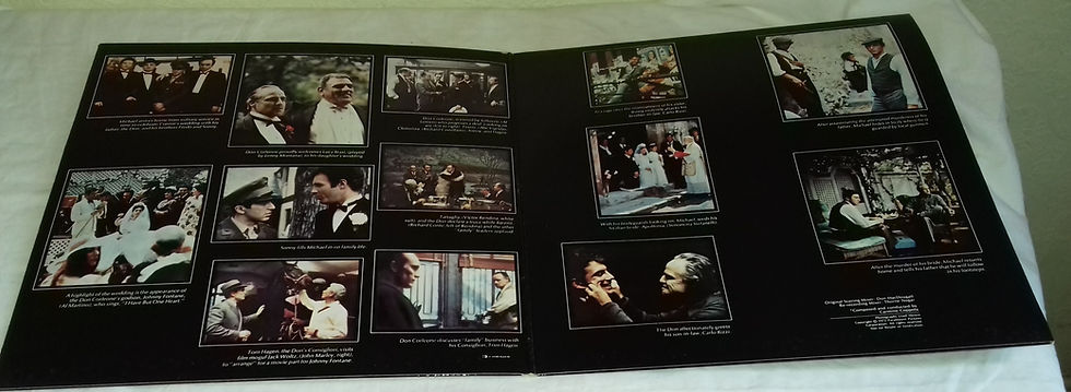 ภาพขนาดย่อ: Nino Rota - The Godfather (Original Soundtrack Recording) (LP, Album, Gat) (Para