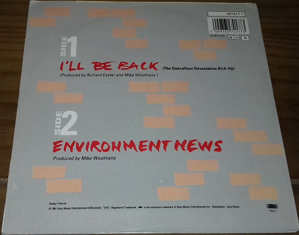 Miniaturbild: Arnee And The Terminaters - I'll Be Back (7") (Epic)