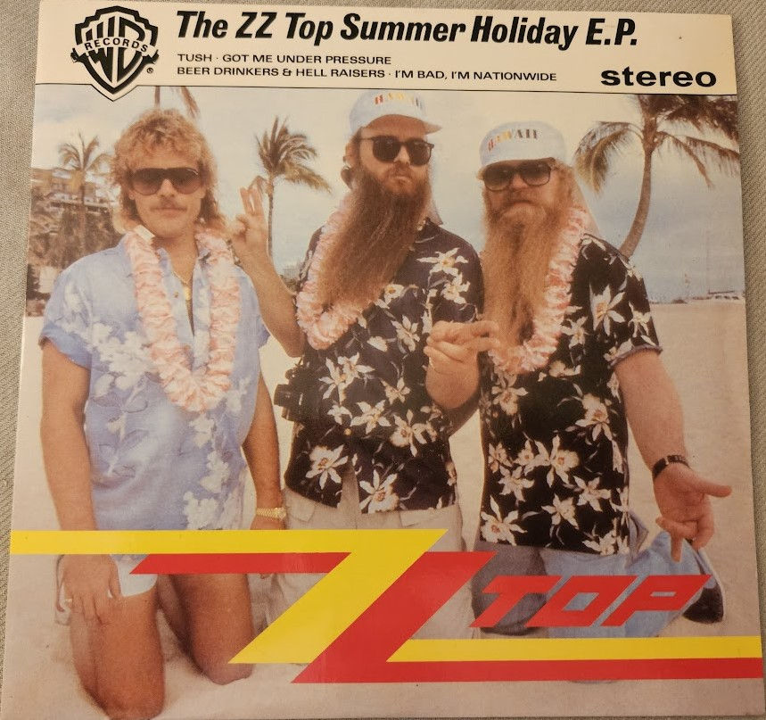 ZZ Top - The ZZ Top Summer Holiday E.P. (7", EP) (Warner Bros. Records, Warner B