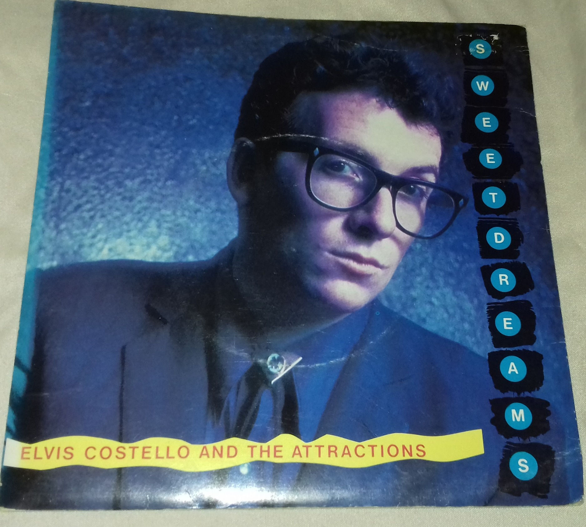 Elvis Costello And The Attractions* - Sweet Dreams (7", Single) (F-Beat, F-Beat)