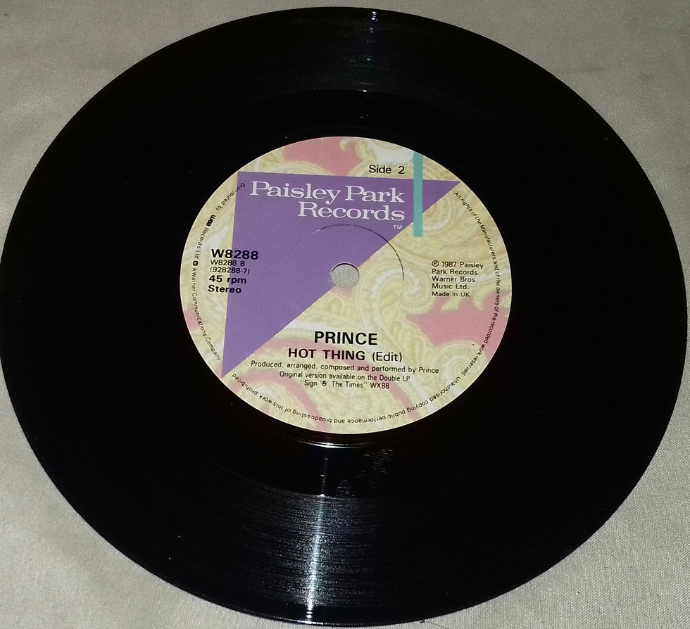 Miniature : Prince - I Could Never Take The Place Of Your Man (7", Single, Pap) (Paisley Par
