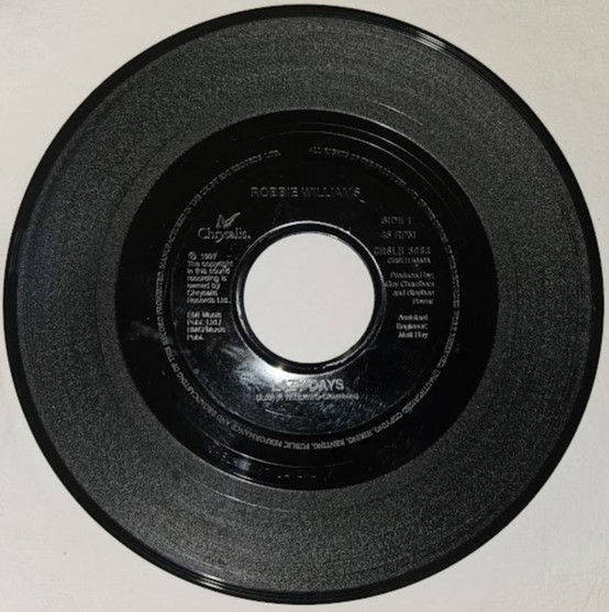 Robbie Williams - Lazy Days (7", Jukebox) (Chrysalis)