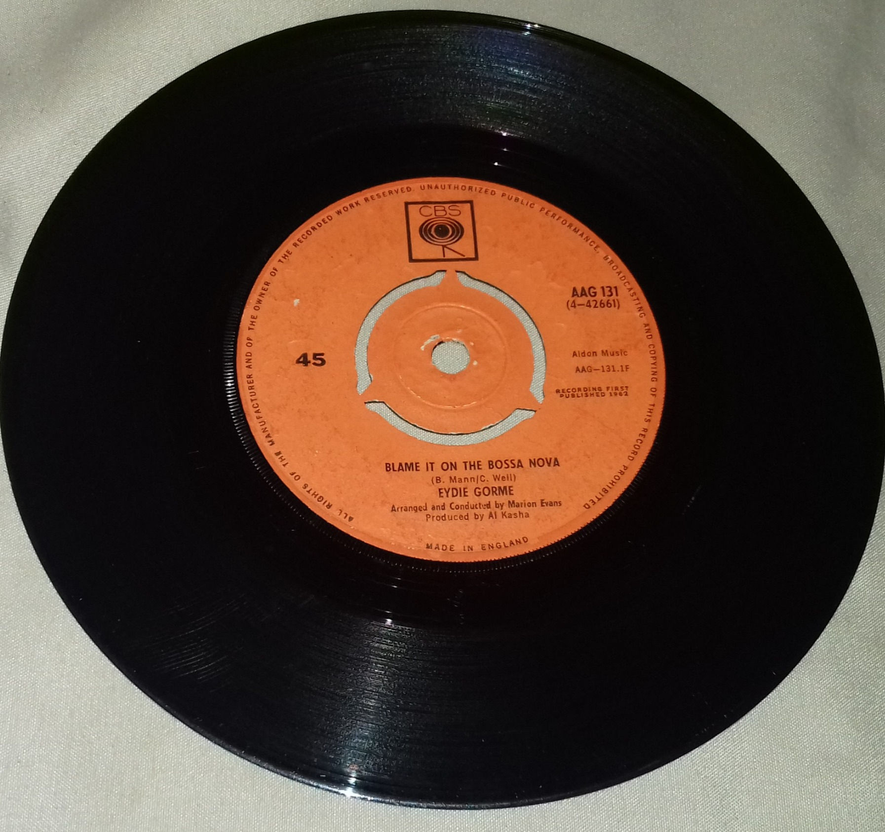 Eydie Gorme* - Blame It On The Bossa Nova / Guess I Should Have Loved Him More