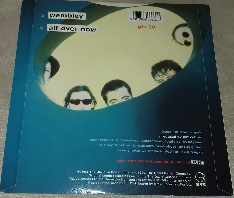 Miniatura: The Candy Skins* - Wembley (7", Single) (Geffen Records)