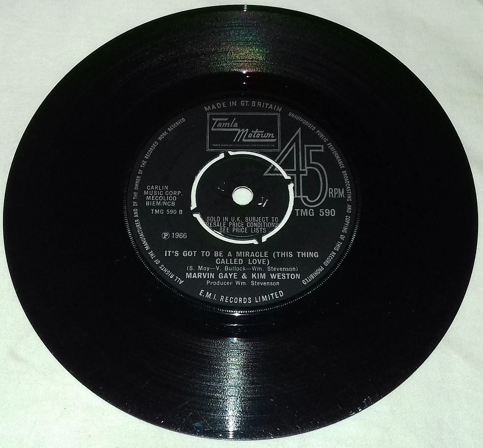 Pikkukuva: Marvin Gaye & Kim Weston - It Takes Two (7", Single, 1st) (Tamla Motown)