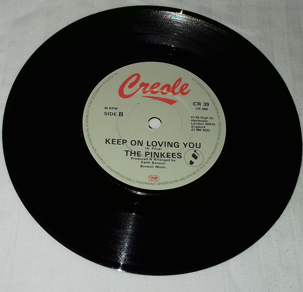 Thumbnail: The Pinkees - Danger Games (7") (Creole Records)