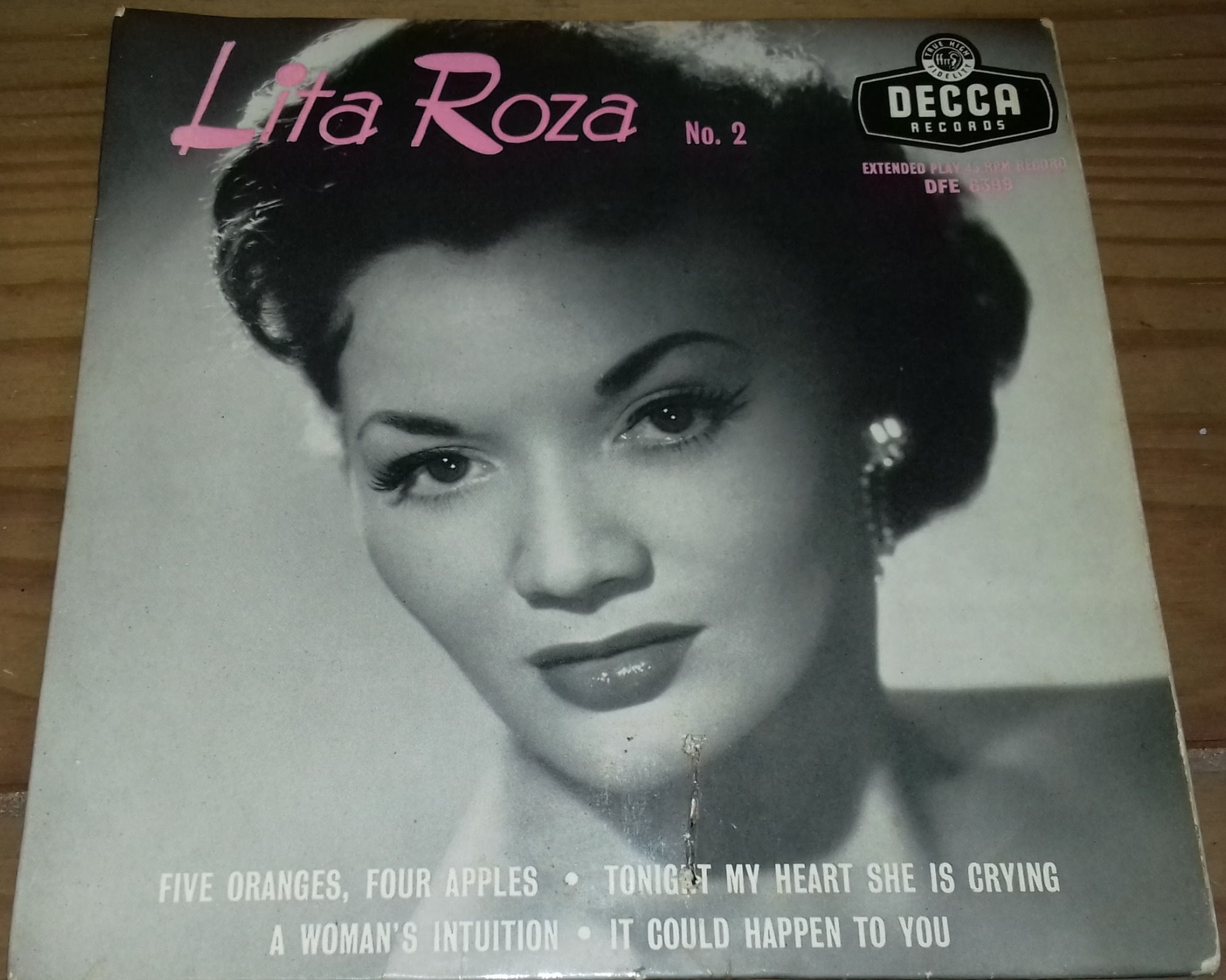 Lita Roza ,with The Roland Shaw Orchestra - Lita Roza No.2 (7", EP, Mono, Tri) (