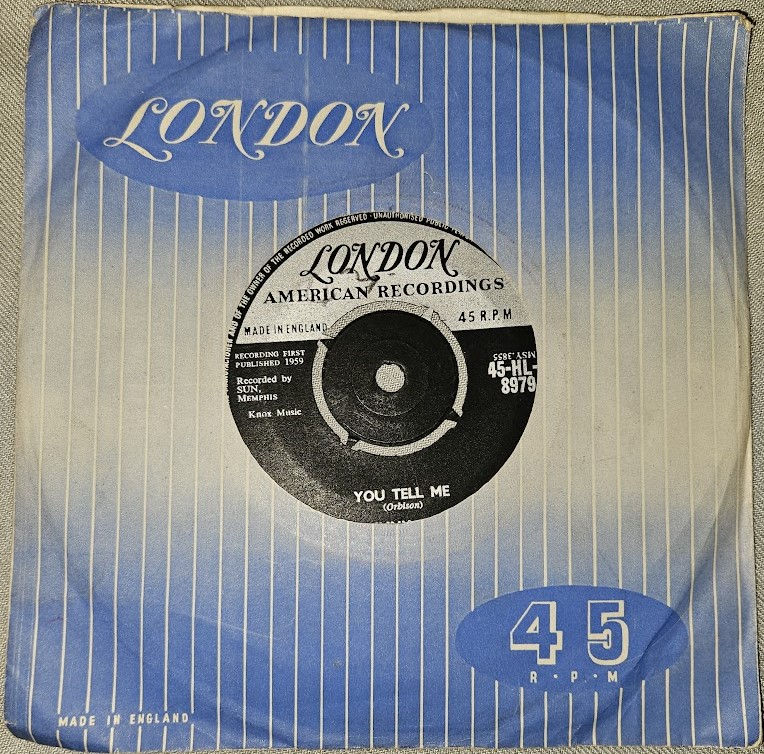 Johnny Cash - You Tell Me (7", Single) (London Records, London American Recordin