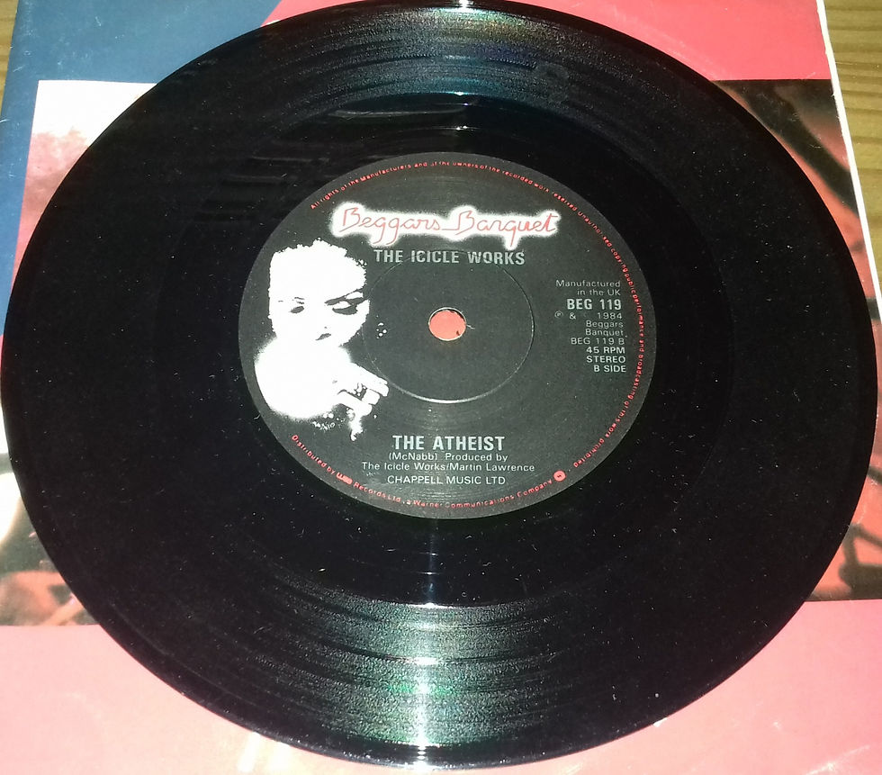 Miniatyrbild: The Icicle Works - Hollow Horse (7", Single, Pos) (Beggars Banquet)
