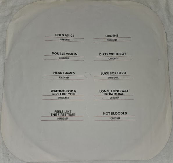 Thumbnail: Foreigner - Records (LP, Comp, Gat) (Atlantic)