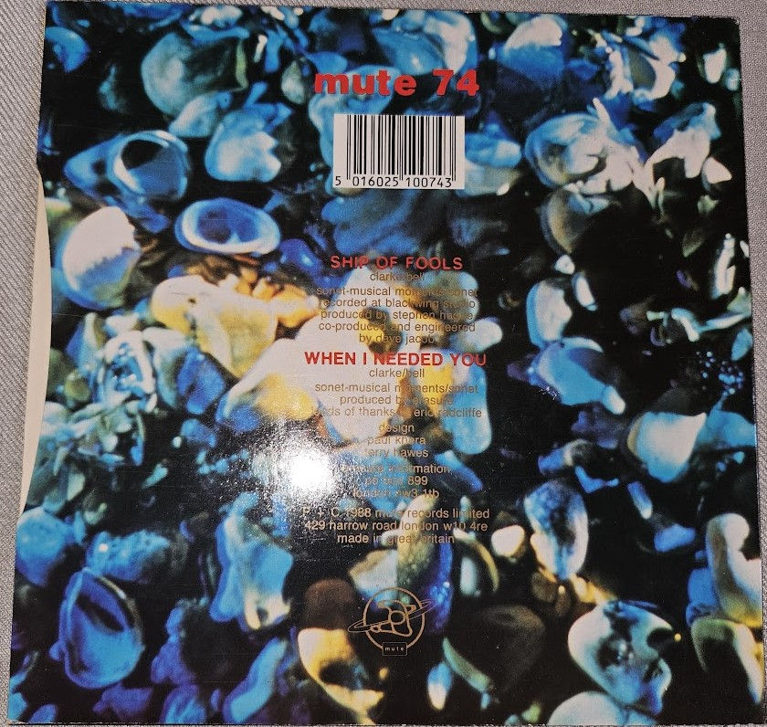 Thumbnail: Erasure - Ship Of Fools (7", Single) (Mute)