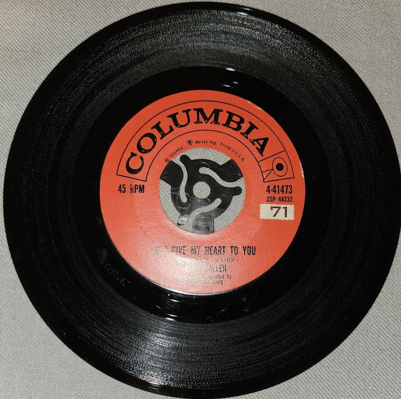 Kitty Kallen - If I Give My Heart To You (7", Single) (Columbia)