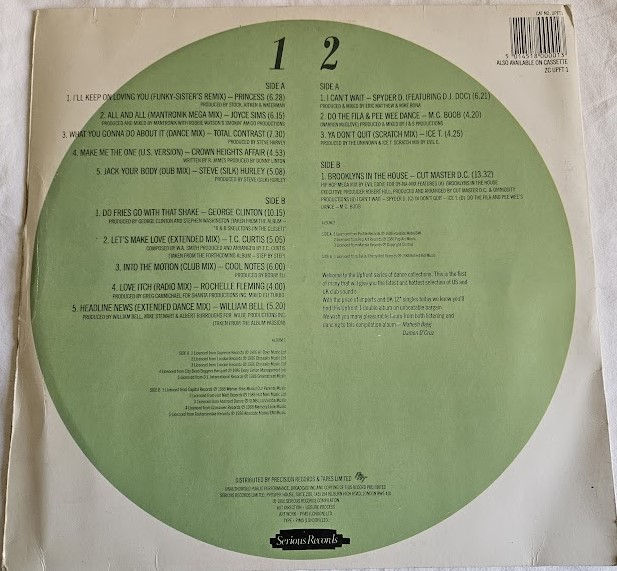 Thumbnail: Various - Upfront 1 (2xLP, Album, Comp, P/Mixed) (Serious Records (2), Serious R