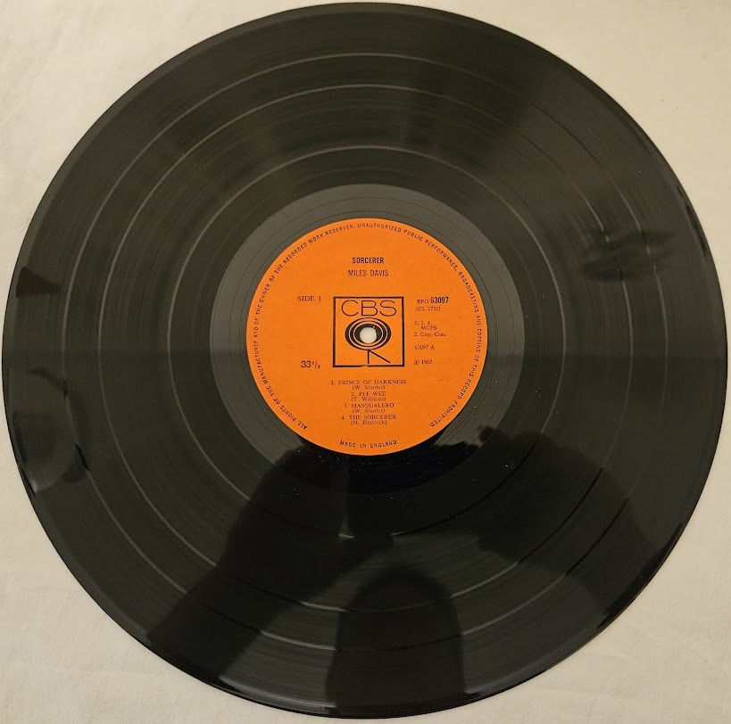 Pikkukuva: Miles Davis - Sorcerer (LP, Album, Mono) (CBS, CBS)