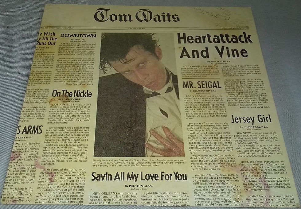 Tom Waits - Heartattack And Vine (LP, Album, RP) (Asylum Records, Asylum Records