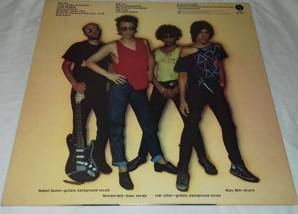 Miniaturbild: Richard Hell & The Voidoids - Blank Generation (LP, Album, RE) (Sire)