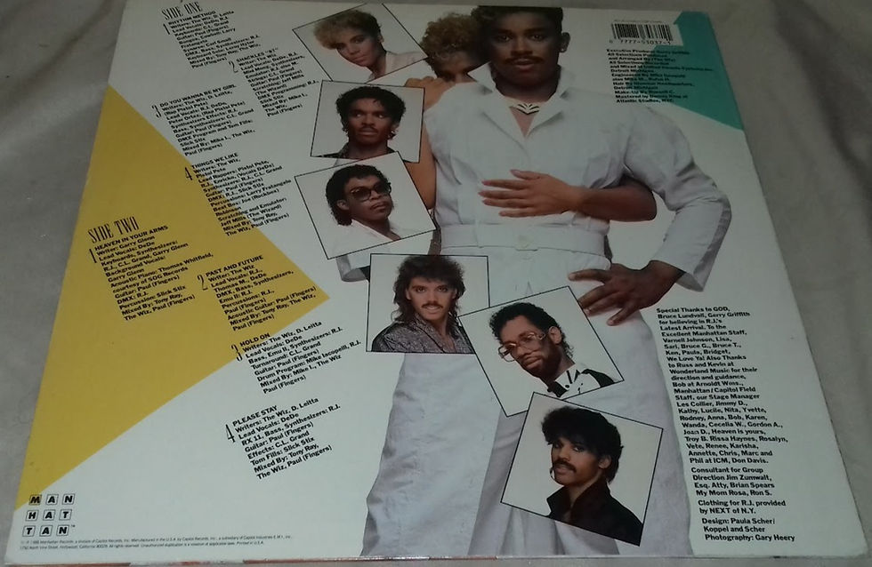 Miniaturbild: R.J.'s Latest Arrival - Hold On (LP, Album) (Manhattan Records)