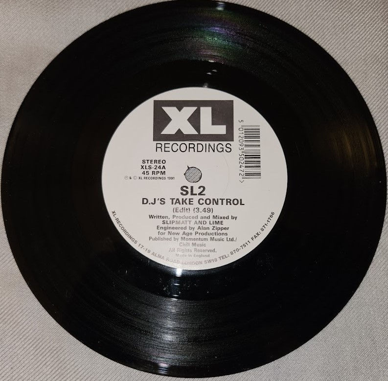 SL2 - DJ's Take Control / Way In My Brain (7") (XL Recordings)