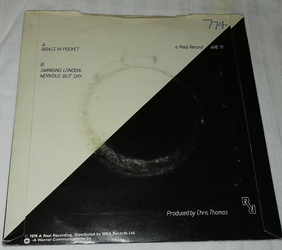 Miniature : Pretenders* - Brass In Pocket (7", Single, Pap) (Real Records (2))