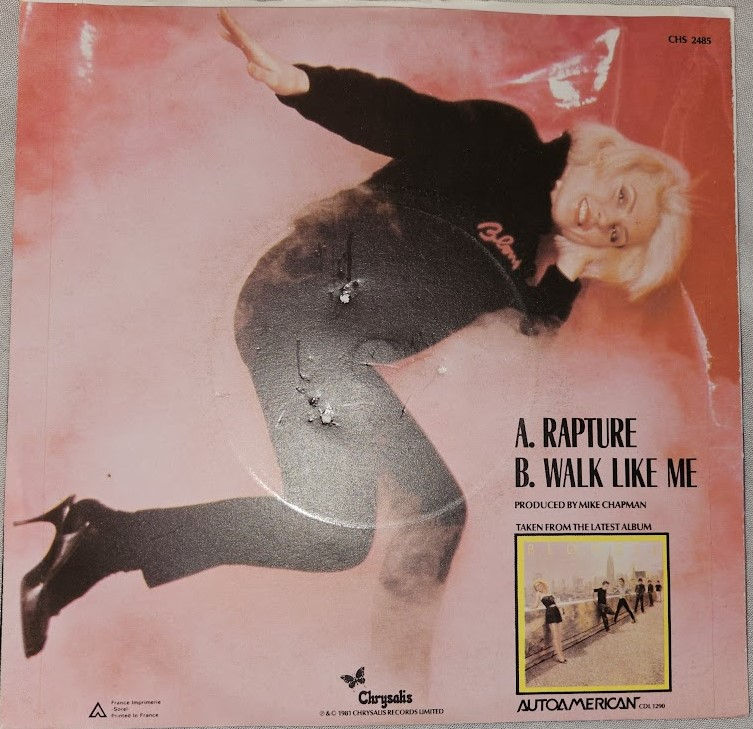 Miniatyrbild: Blondie - Rapture (7", Single) (Chrysalis)