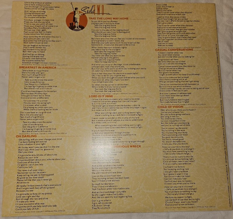 サムネイル： Supertramp - Breakfast In America (LP, Album) (A&M Records)