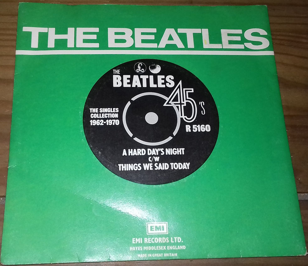 The Beatles - A Hard Day's Night c/w Things We Said Today (7", Single, RE) (Parl