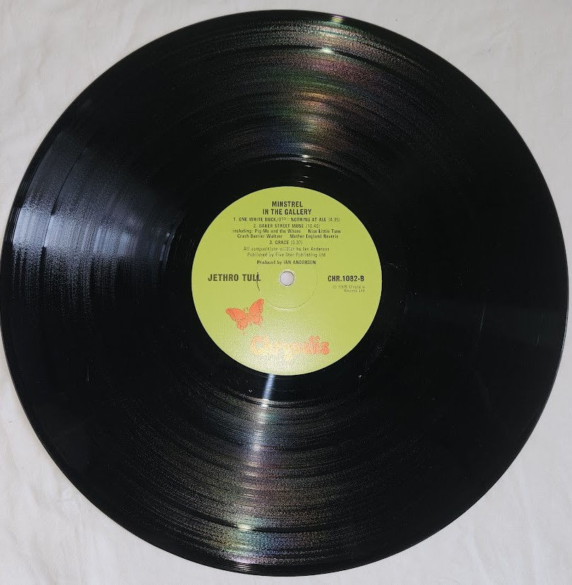 תמונה ממוזערת: Jethro Tull - Minstrel In The Gallery (LP, Album) (Chrysalis, Chrysalis)