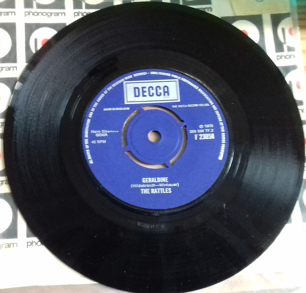 ภาพขนาดย่อ: The Rattles - The Witch (7", Single) (Decca)