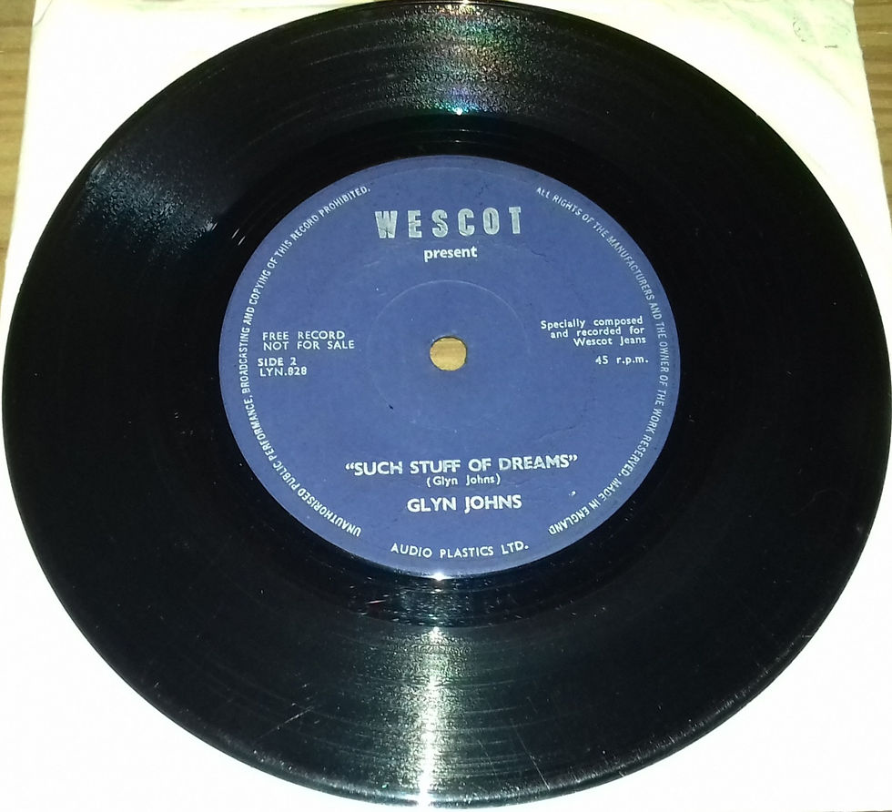 Miniatura: Glyn Johns - Today You're Gone (7", Single, Promo) (Wescot)
