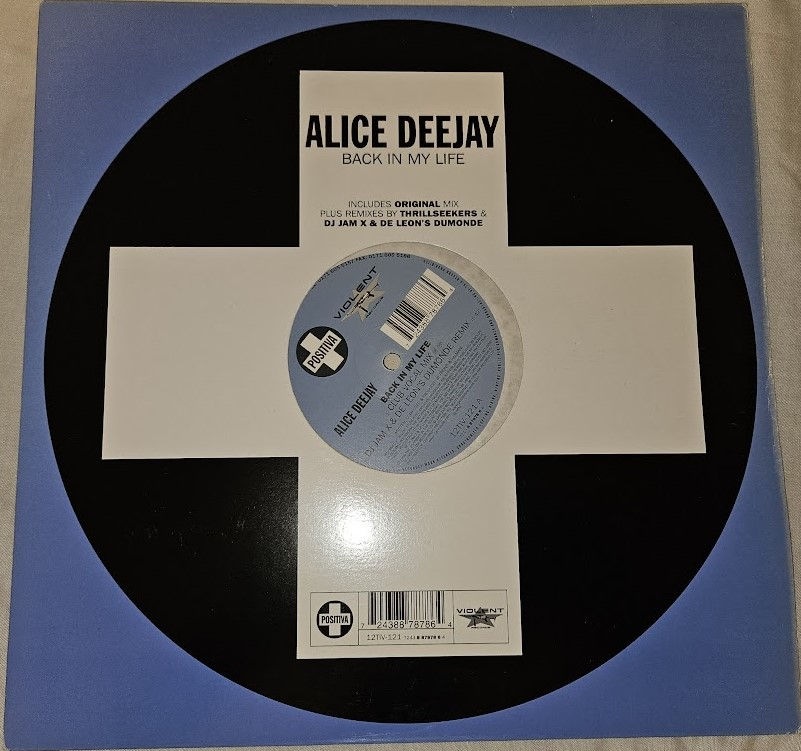 Alice Deejay - Back In My Life (12", Single) (Positiva, Positiva)