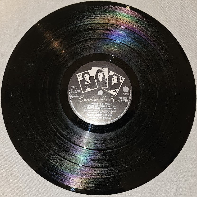 Miniature : Paul McCartney And Wings* - Band On The Run (LP, Album) (Apple Records, Apple Re
