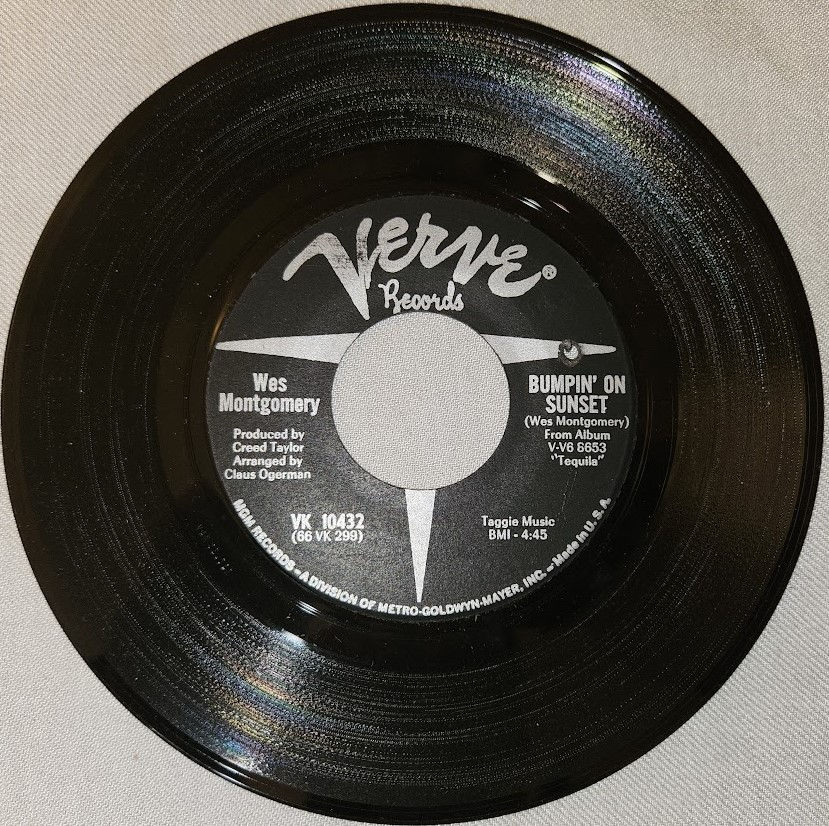 Wes Montgomery - Bumpin' On Sunset / Tequila (7", Single) (Verve Records)