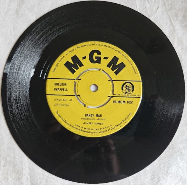 Jimmy Jones - Handy Man (7", Single) (MGM Records)