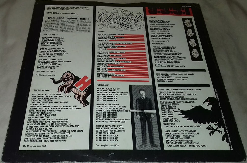 Thumbnail: The Stranglers - The Raven (LP, Album) (United Artists Records)
