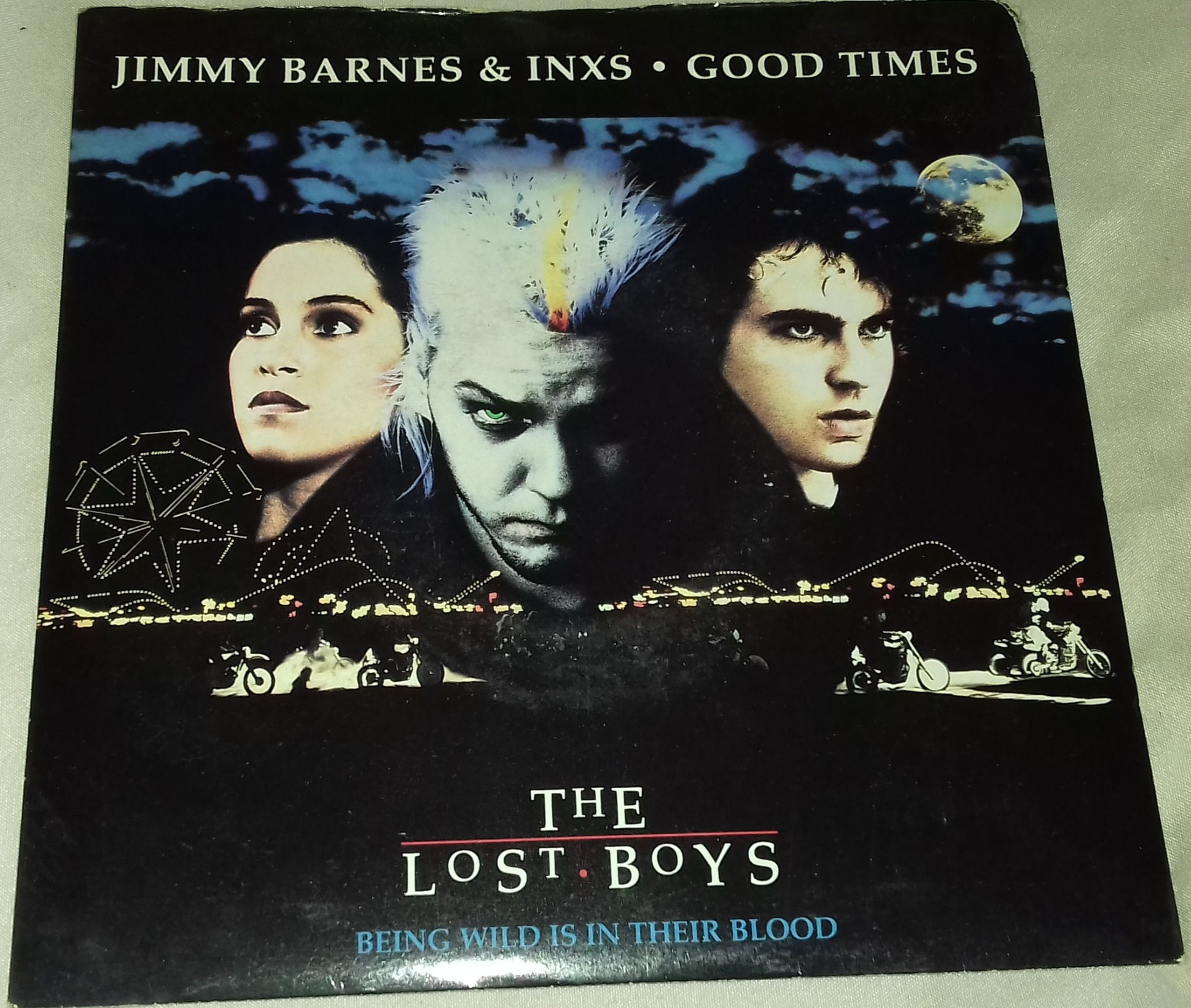 Jimmy Barnes & INXS - Good Times (7", Single) (Atlantic, Atlantic)