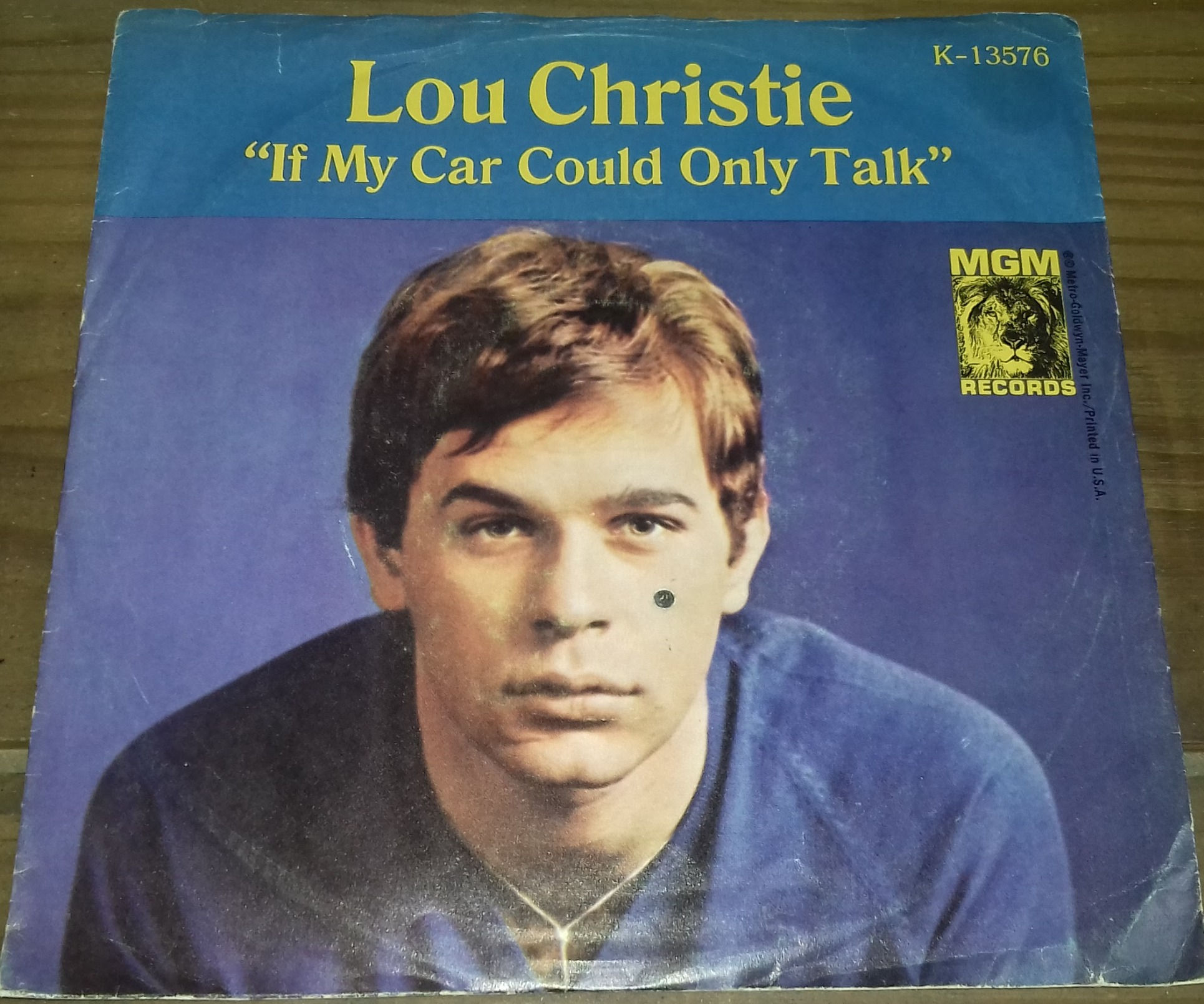 Lou Christie - If My Car Could Only Talk (7", Single) (MGM Records)