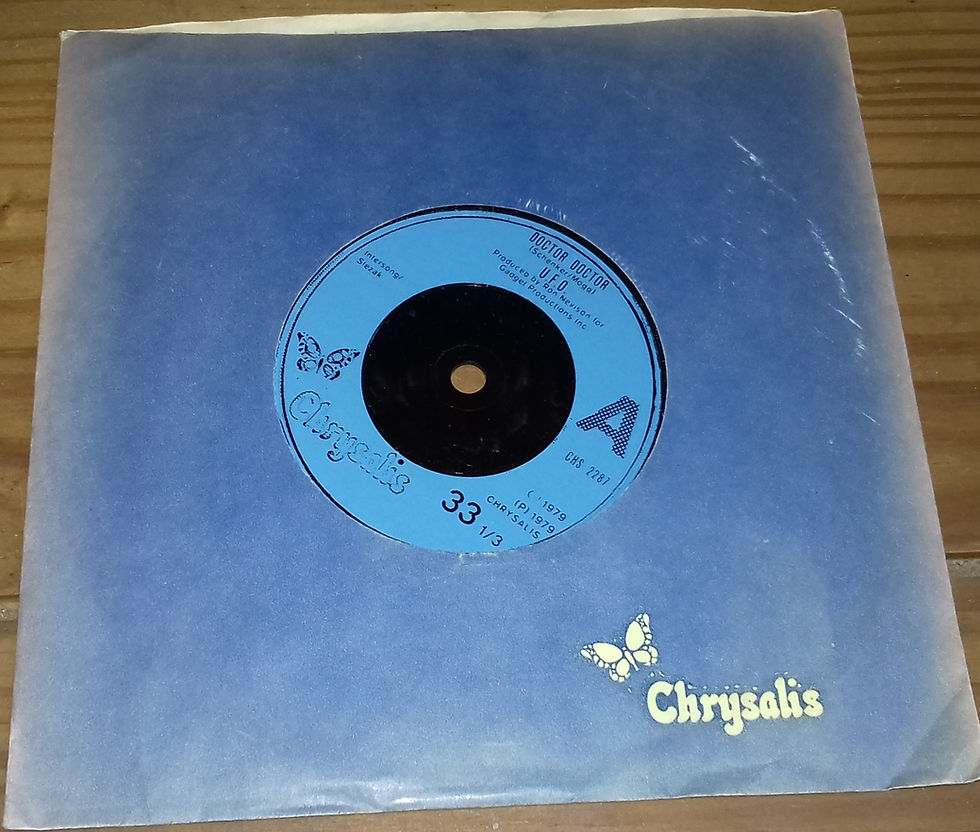 תמונה ממוזערת: U.F.O.* - Doctor Doctor (7", Single) (Chrysalis)