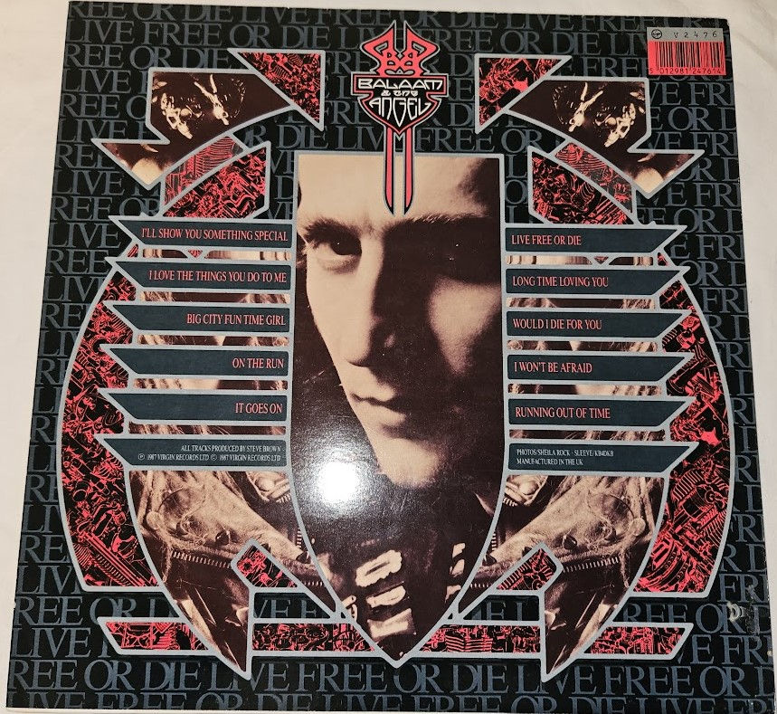 Thumbnail: Balaam & The Angel* - Live Free Or Die (LP, Album) (Virgin)