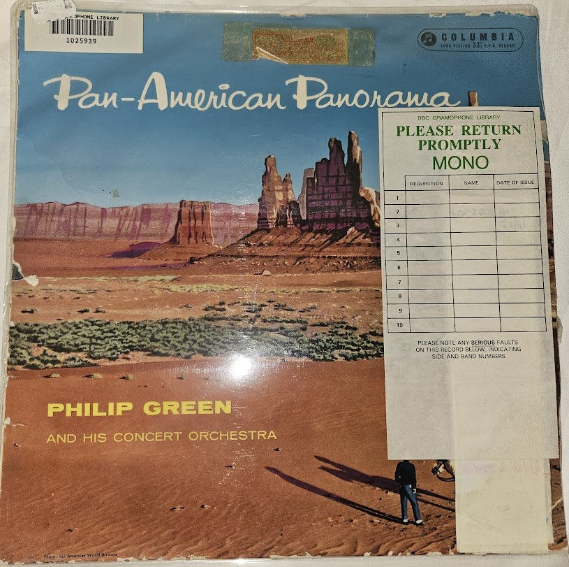 Philip Green And His Orchestra - Pan American Panorama (LP, Album) (Columbia)